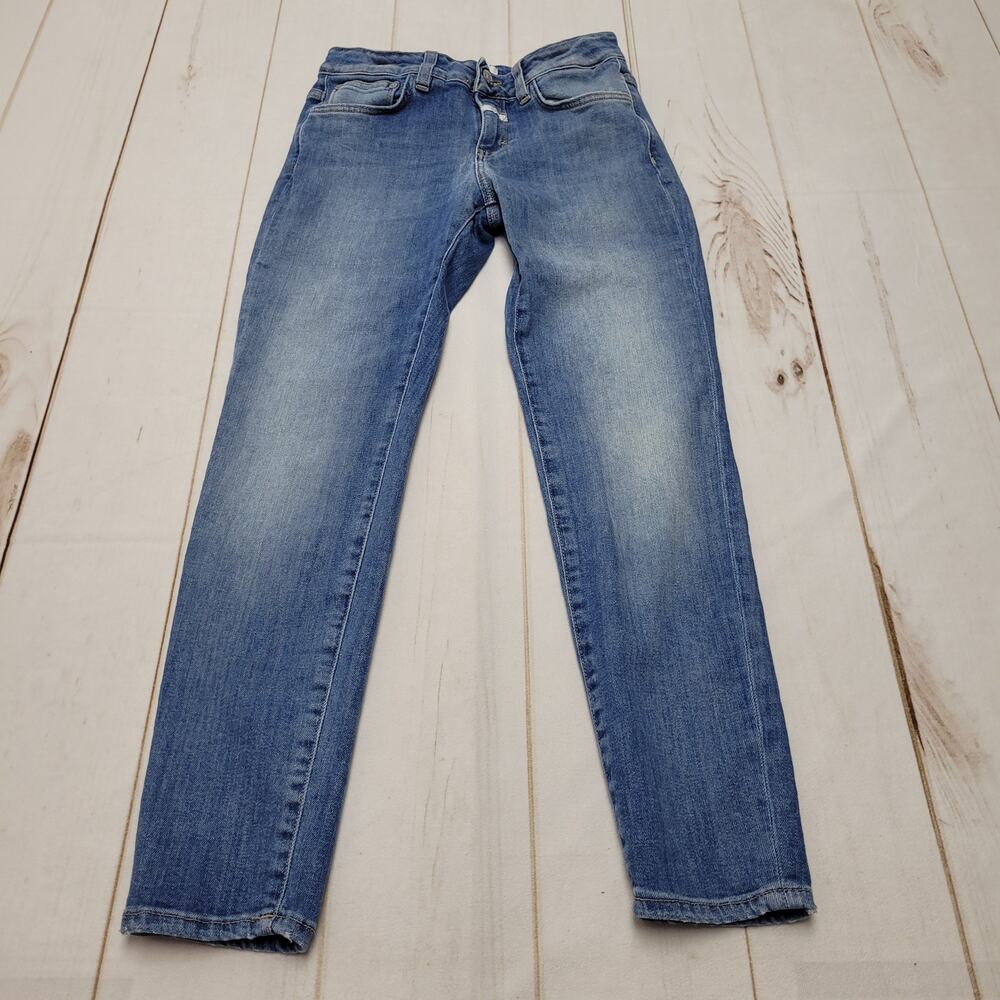 Closed Italy Baker slim fit mid rise jeans medium wash skinny tapered vintage